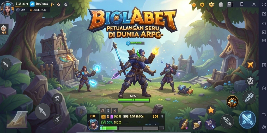 Tangkapan layar gameplay menampilkan aksi seru dalam BIOLABET.