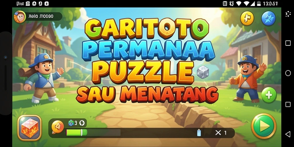 Tampilan permainan GARITOTO dengan teka-teki yang menantang.