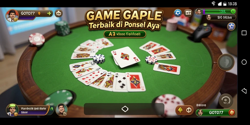 Tampilan gameplay seru dari GOTO77 saat bermain Gaple.