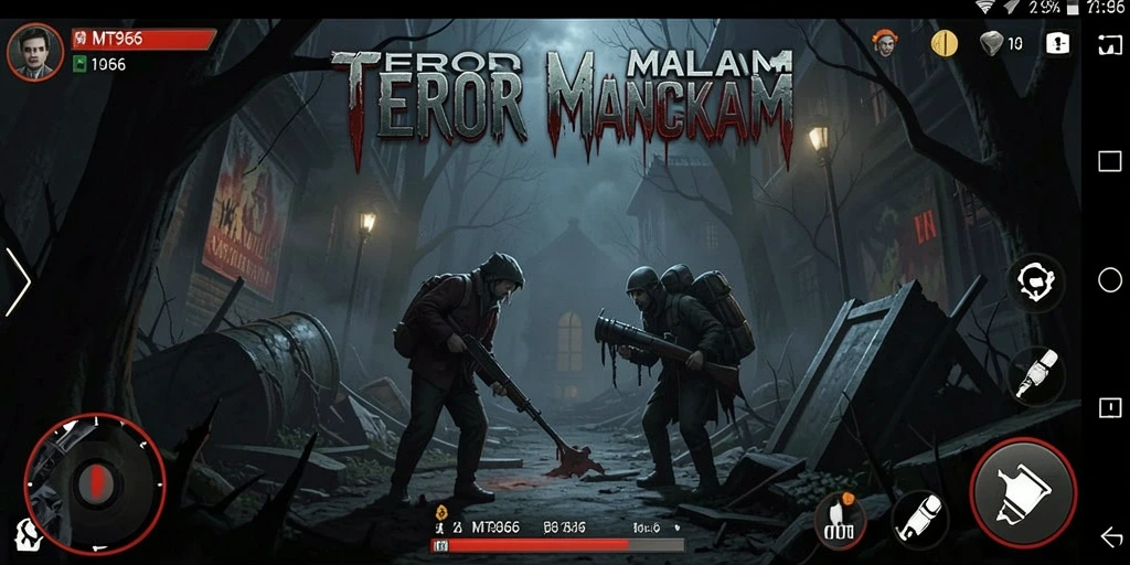 Gameplay mencekam dengan suasana horor yang mencekam.