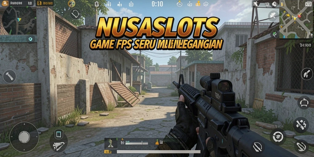 Screenshot gameplay NUSASLOTS dengan aksi tembakan yang seru.