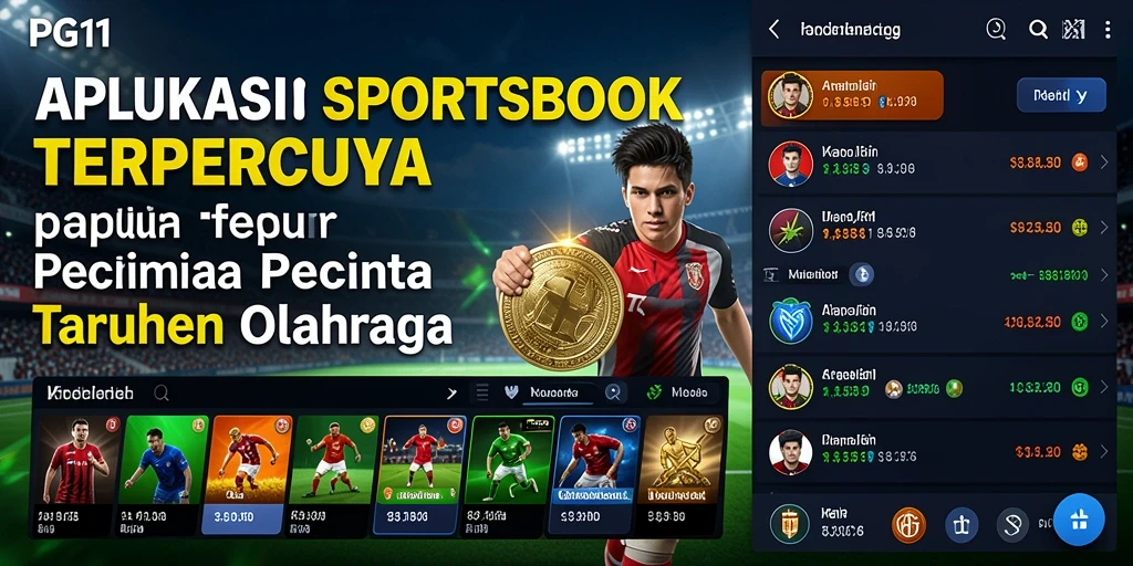 Tangkapan layar utama PG11 menampilkan interface taruhan olahraga yang intuitif.