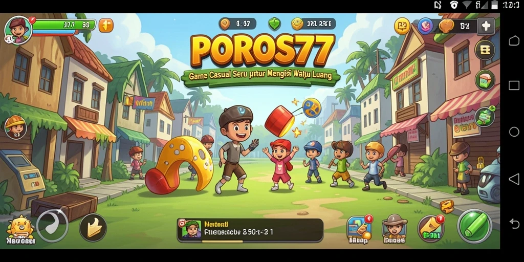 Screenshot gameplay POROS77 menampilkan pengalaman bermain yang seru dan menyenangkan.
