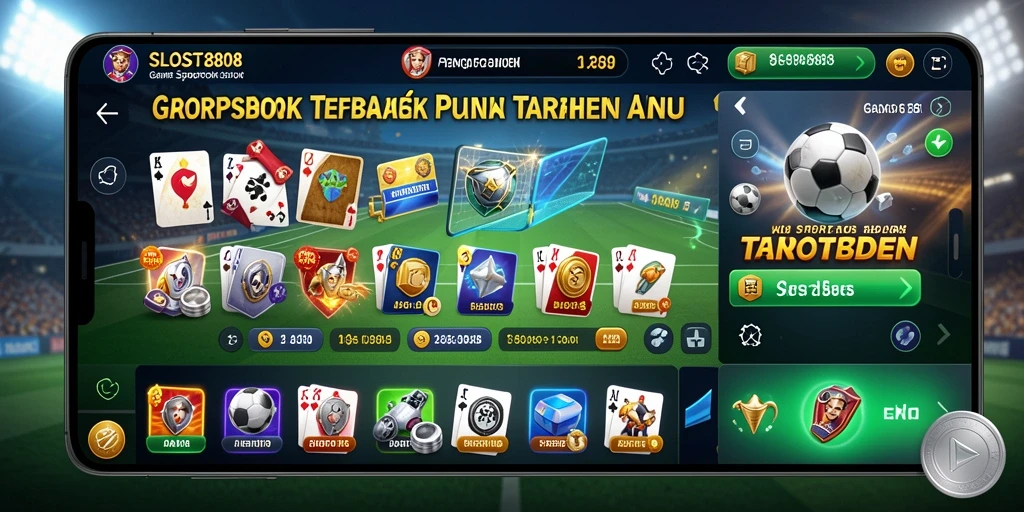 Screenshot gameplay SLOST8808 menampilkan taruhan olahraga yang menarik.