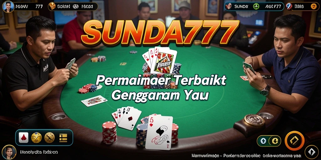 Tampilan menakjubkan dari gameplay Poker yang mendebarkan.