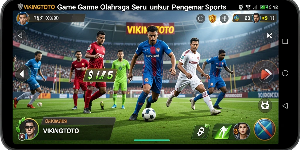 Tampilan gameplay VIKINGTOTO yang mendebarkan dalam mode olahraga.
