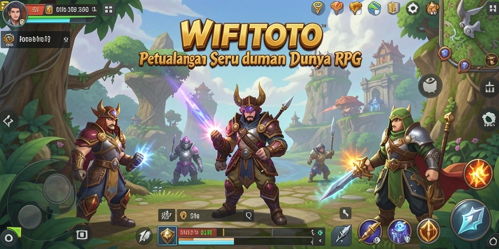 Screenshot gameplay menampilkan pertarungan seru di WIFITOTO.
